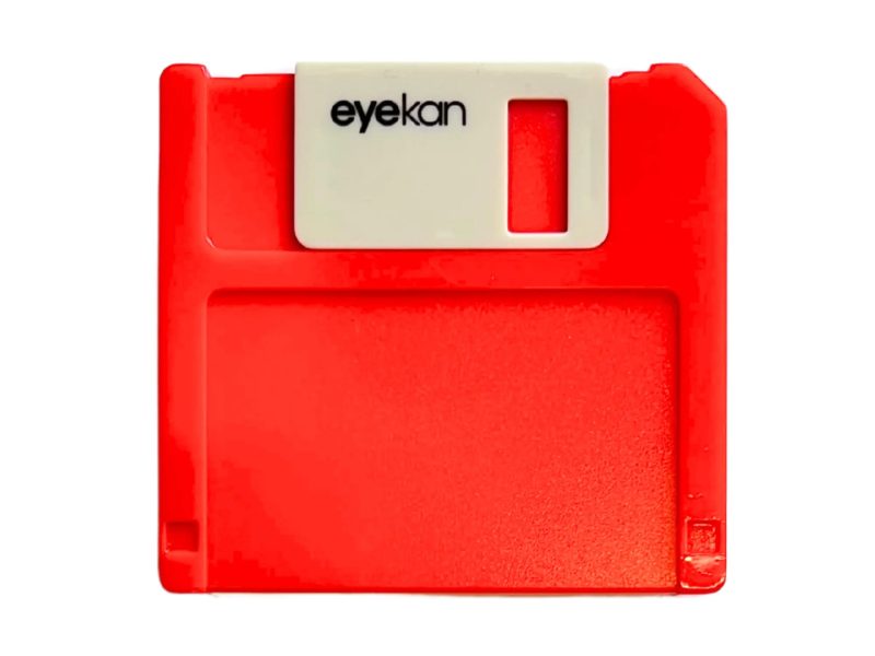 Kit de rangement pour lentilles de contact, Couleur : rouge