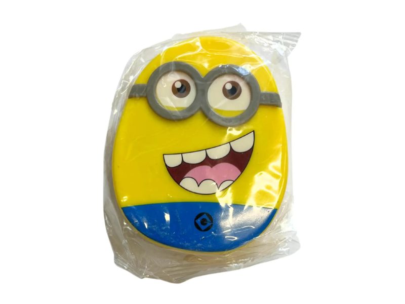 Kit de rangement pour lentilles de contact en forme de figurine Minion, Couleur : bleu