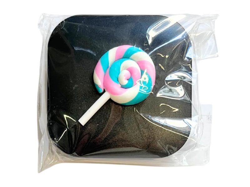 Set de rangement pour lentilles de contact pour figurine Lollipop, Couleur : Noir