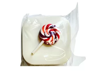   Set de rangement pour lentilles de contact figurine Lollipop, Couleur : blanc
