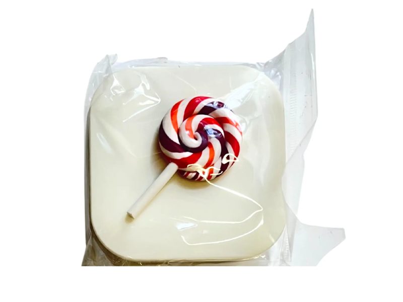 Set de rangement pour lentilles de contact figurine Lollipop, Couleur : blanc