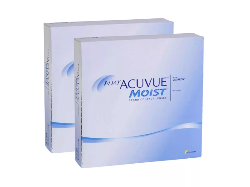 1 Day Acuvue Moist (180 lentilles)
