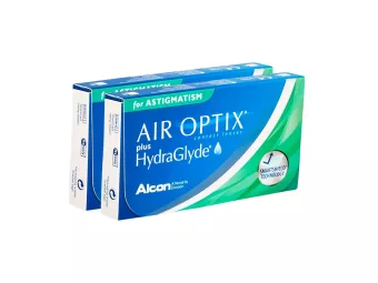 Air Optix plus HydraGlyde for Astigmatism (12 lentilles)