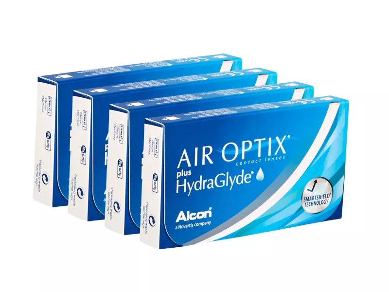 Air Optix plus HydraGlyde (24 lentilles)