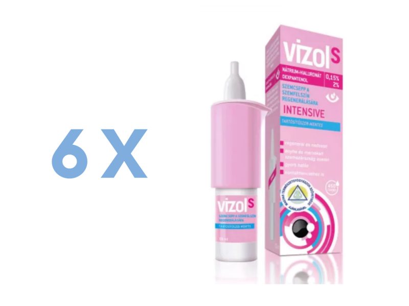 VizolS Intensive 0,15% HA 2% dexpantenol (6 x 10 ml)