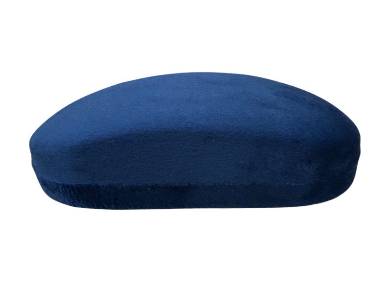 Etui à lunettes peluche bleu