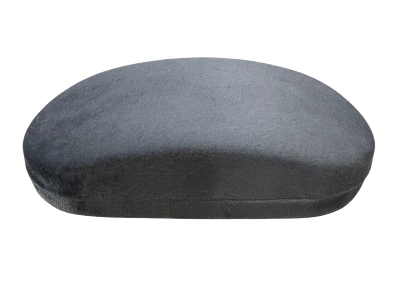 Etui à lunettes peluche gris