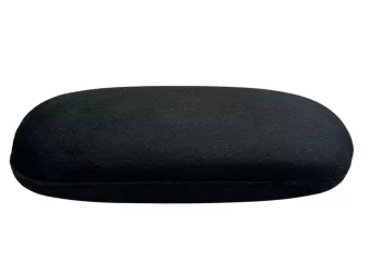 Etui à lunettes HL24140 peluche noir