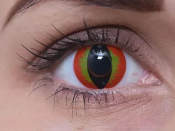   ColourVUE Crazy L'œil du dragon (2 lentilles) -sans dioptres