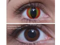 ColourVUE Crazy L'œil du dragon (2 lentilles) -sans dioptres