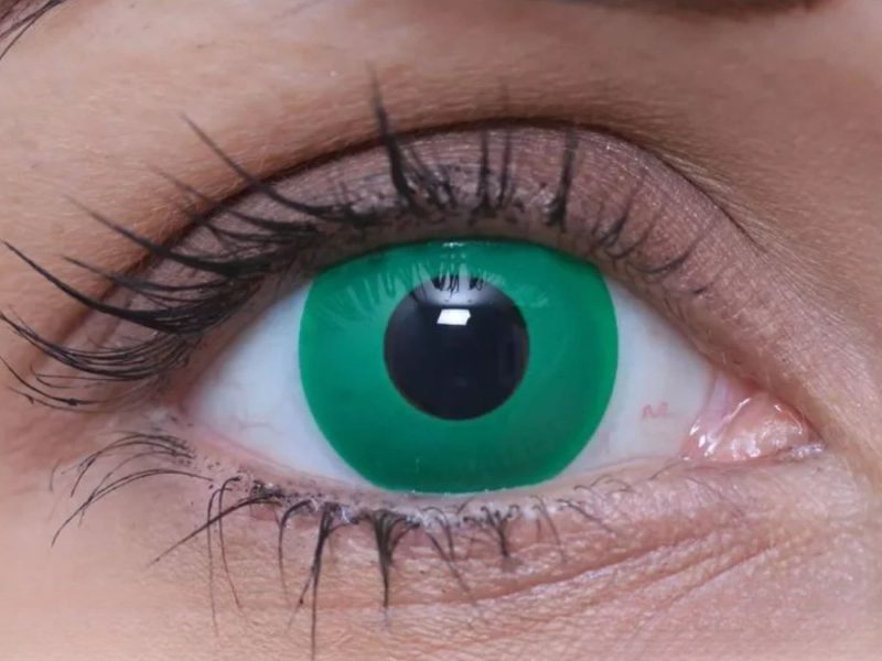ColourVUE Crazy Émeraude Vert (2 lentilles) -sans dioptres