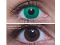 ColourVUE Crazy Émeraude Vert (2 lentilles) -sans dioptres