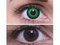 ColourVUE Crazy Vert Queue sanglante (2 lentilles) -sans dioptres
