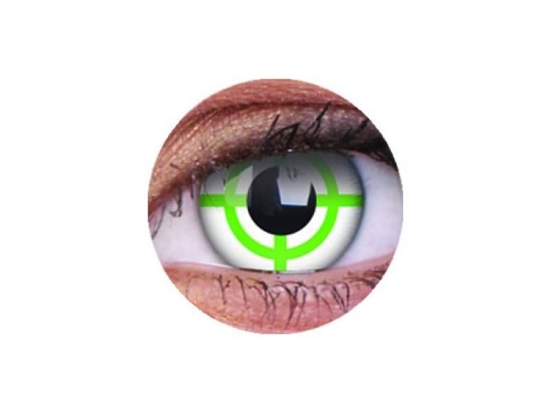 ColourVUE Crazy Vert Crosshairs (2 lentilles) -sans dioptres