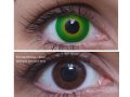 ColourVUE Crazy Hulk Vert (2 lentilles) -sans dioptres