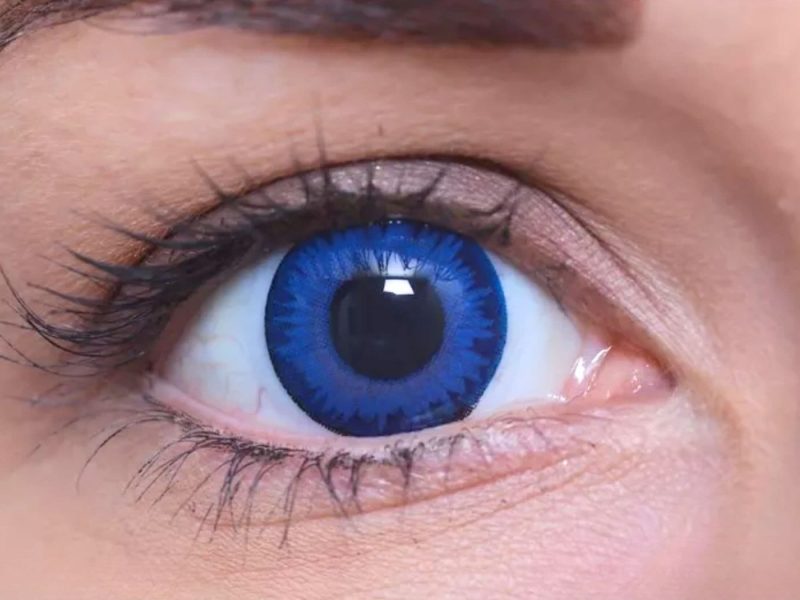 ColourVUE Crazy Bleu (2 lentilles) -sans dioptres