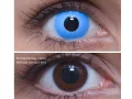 ColourVUE Crazy Bleu (2 lentilles) -sans dioptres