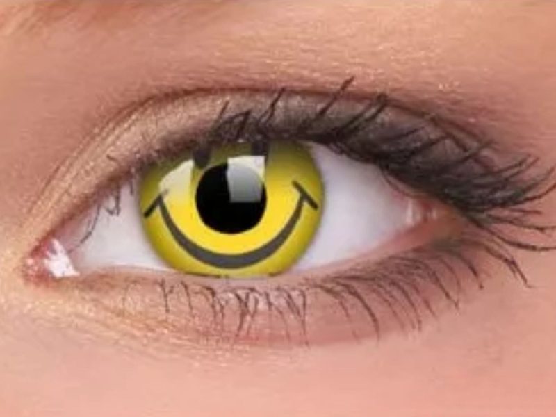 ColourVUE Crazy Smiley (2 lentilles) -sans dioptres