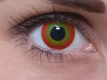 ColourVUE Crazy Wildfire (2 lentilles) -sans dioptres