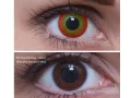 ColourVUE Crazy Wildfire (2 lentilles) -sans dioptres
