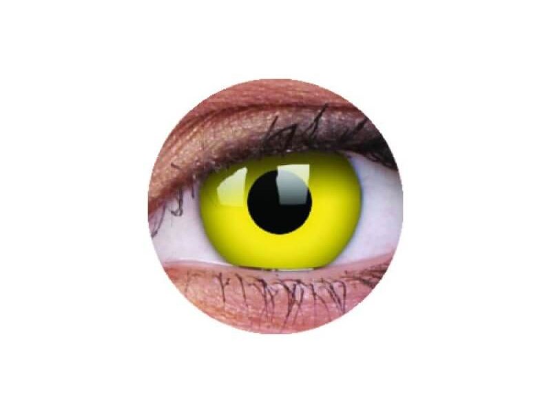 ColourVUE Crazy Jaune (2 lentilles) -sans dioptres