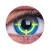 ColourVUE Crazy Jaune Réticule (2 lentilles) -sans dioptres