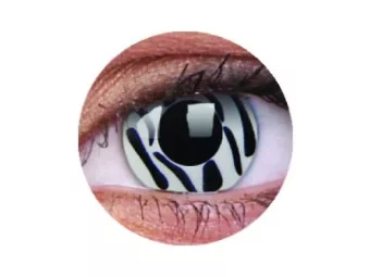 ColourVUE Crazy Zebra (2 lentilles) -sans dioptres