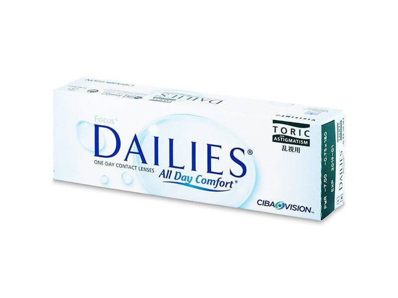 Focus Dailies All Day Comfort Toric (30 lentilles)