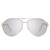 Lunettes de soleil or rose