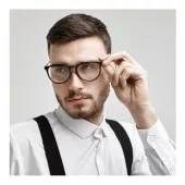 Lunettes homme ordinateur