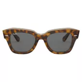 Lunettes de soleil à motif havane