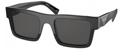 Lunettes de soleil pour hommes Prada noires