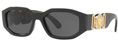 Lunettes de soleil noires Versace